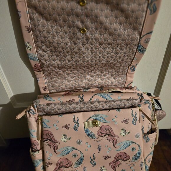 Petunia Pickle Bottom Little Mermaid Diaper Bag - Picture 2 of 8